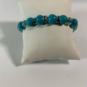 Elegant Turquoise  handmade Beaded Bracelet